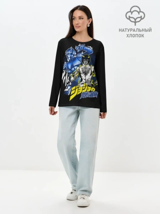 Лонгслив женский. Хлопок / Бруно Буччеллати - JoJos Bizarre Adventure