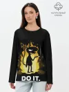 Лонгслив женский. Хлопок / Чертенок Do it