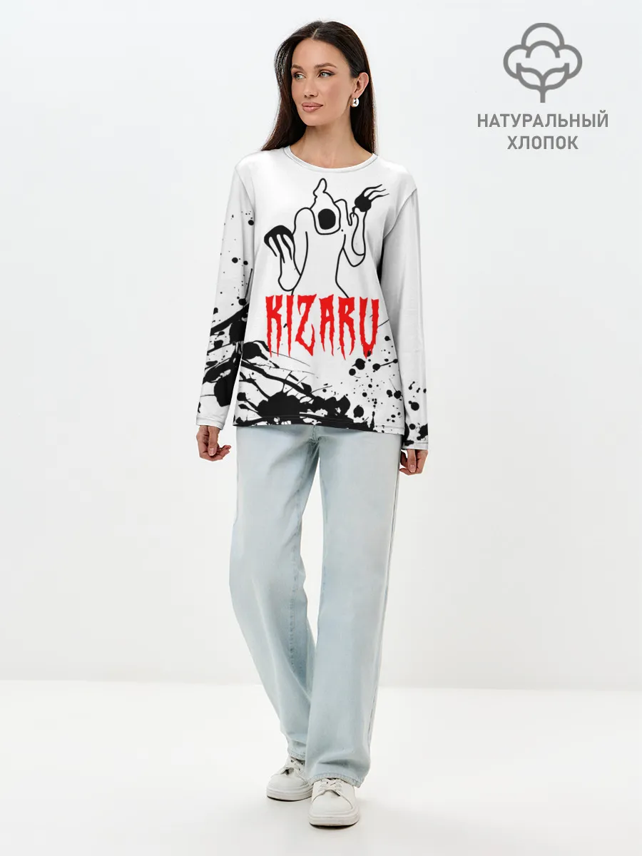 Лонгслив женский. Хлопок / КИЗАРУ