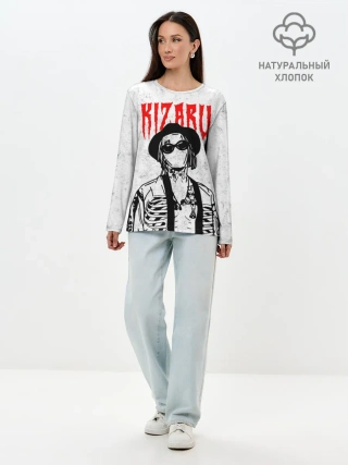 Лонгслив женский. Хлопок / KIZARU ART