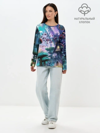 Лонгслив женский. Хлопок / FantasyFish