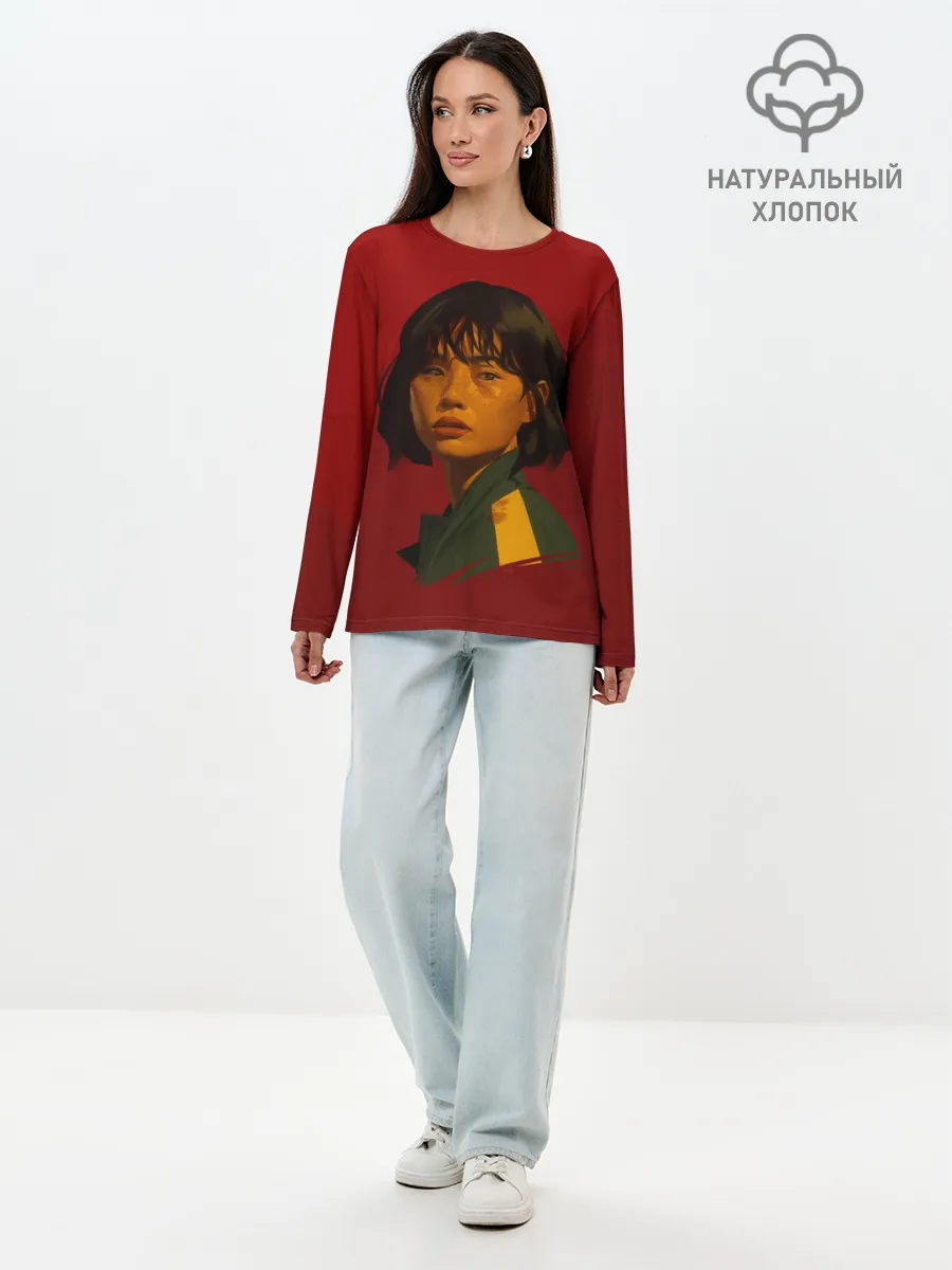 Лонгслив женский. Хлопок / Хо Ён Чон