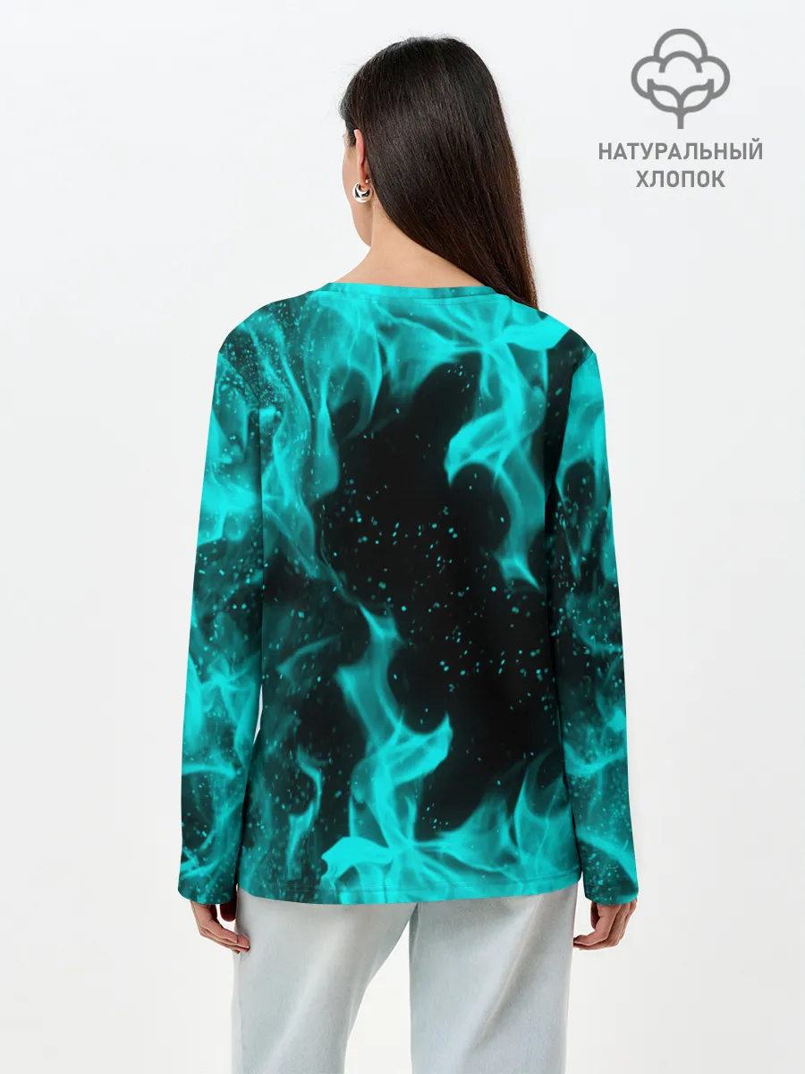 Лонгслив женский. Хлопок / Кан Сэ Бёк 3D ART | 067