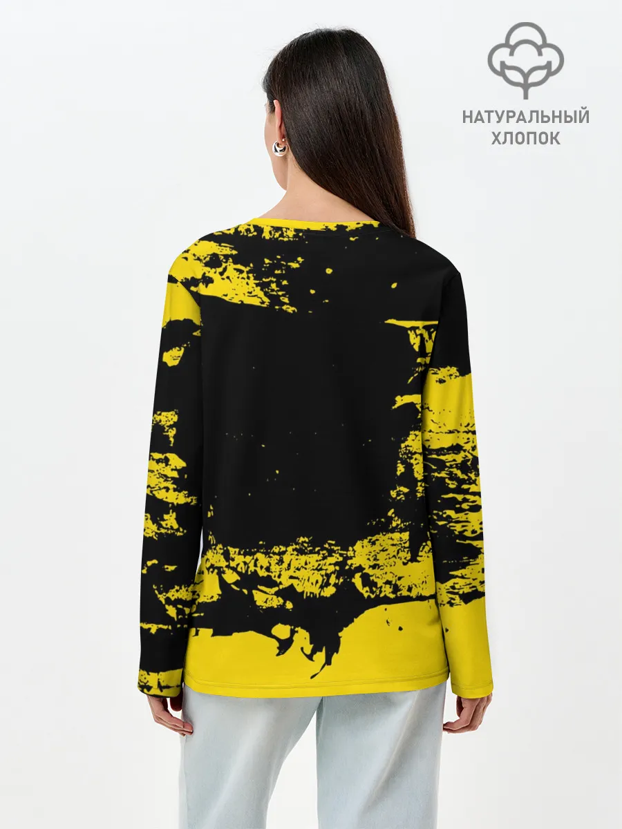 Лонгслив женский. Хлопок / Нирвана Гранж | Nirvana Smile