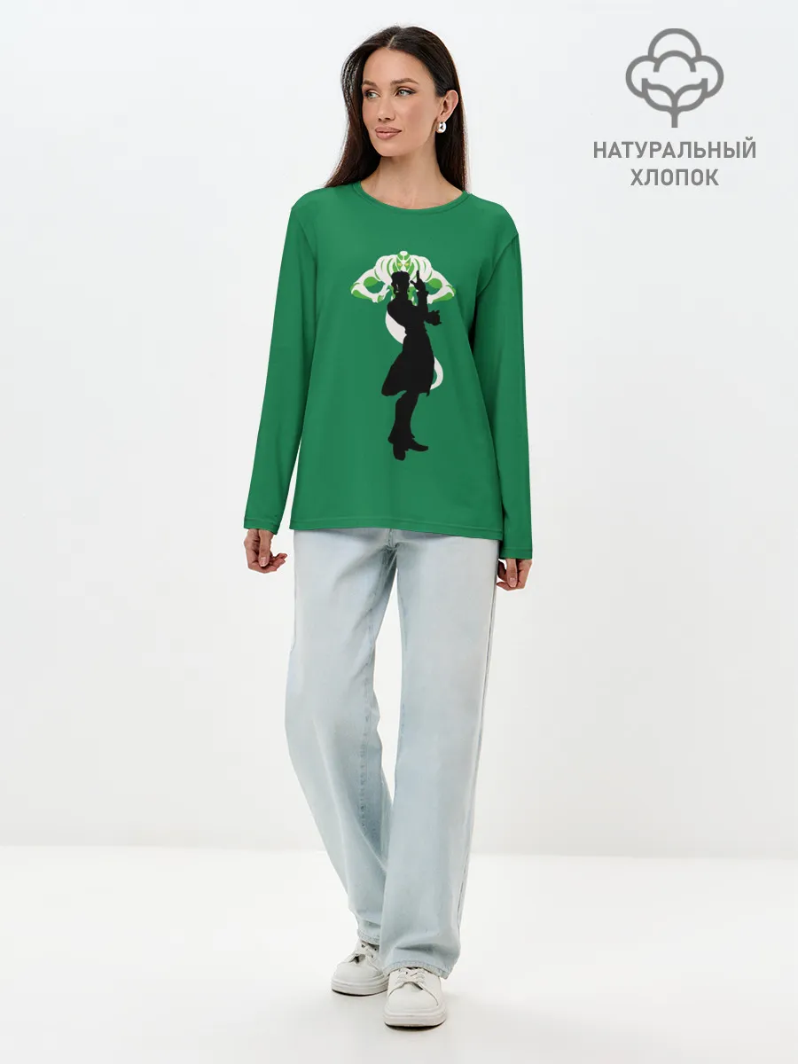 Лонгслив женский. Хлопок / Kakyoin. Jo Jo