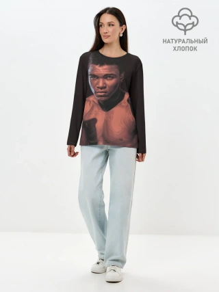 Лонгслив женский. Хлопок / Перед боем