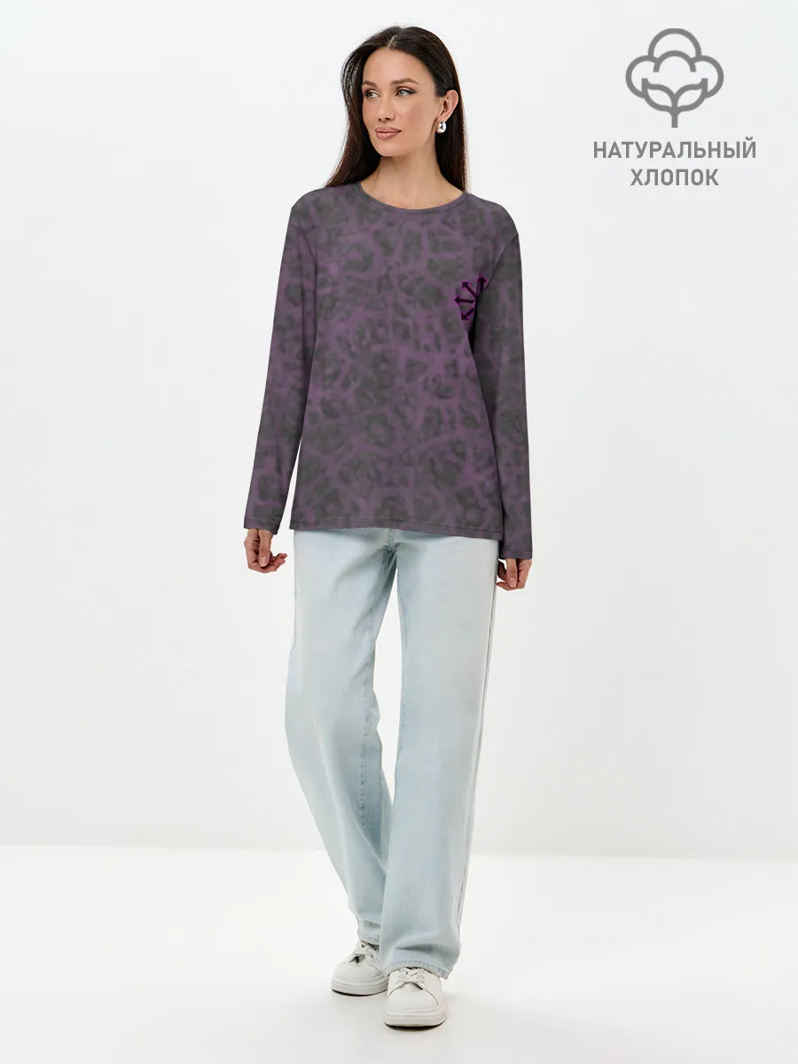 Лонгслив женский. Хлопок / Слаанеш | Slaanesh