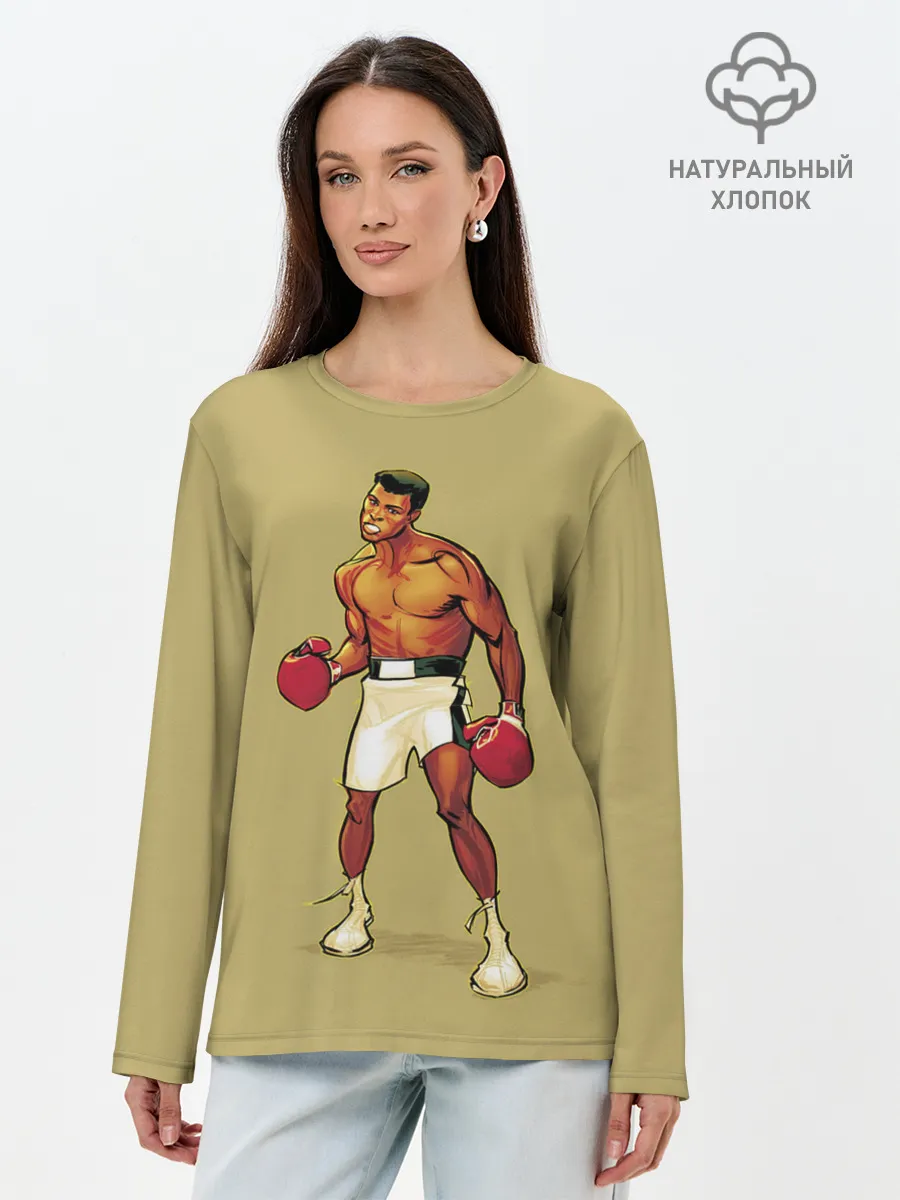 Лонгслив женский. Хлопок / Ali Art