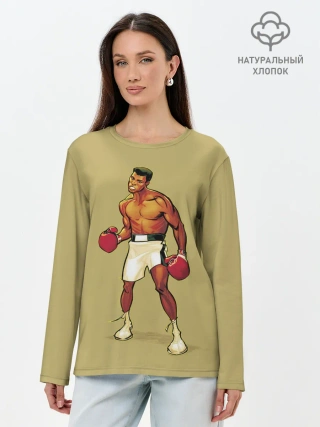 Лонгслив женский. Хлопок / Ali Art