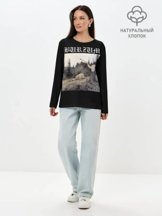 Лонгслив женский. Хлопок / Burzum / Filosofem