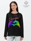 Лонгслив женский. Хлопок / Праздники