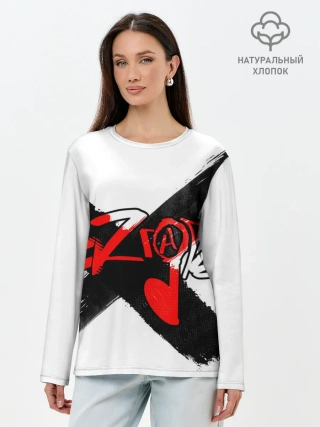 Лонгслив женский. Хлопок / МЯZГАТЬ