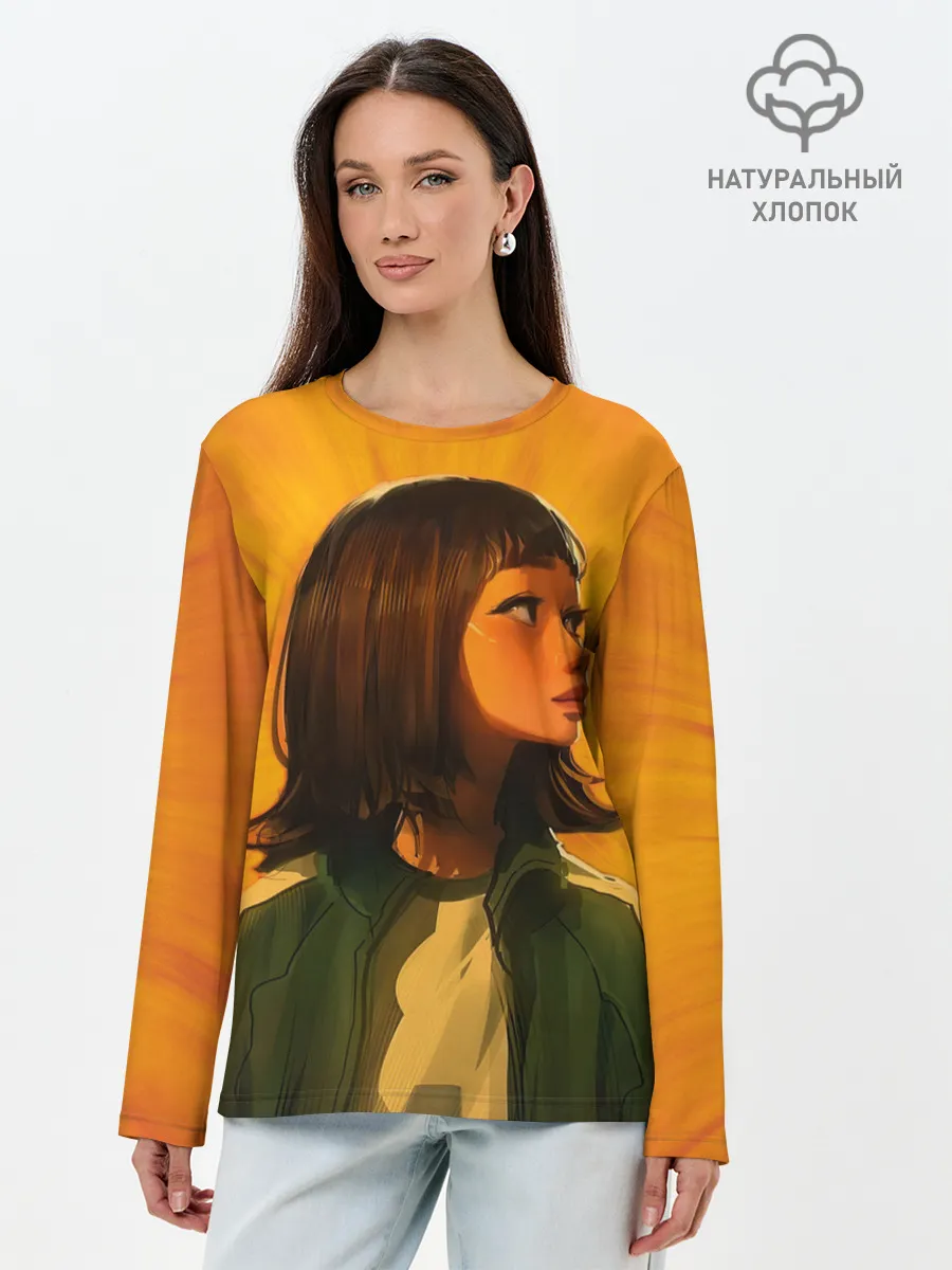 Лонгслив женский. Хлопок / 240 | Чи Ён