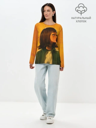 Лонгслив женский. Хлопок / 240 | Чи Ён