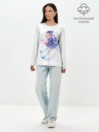 Лонгслив женский. Хлопок / ЦИ ЦИ | GENSHIN IMPACT