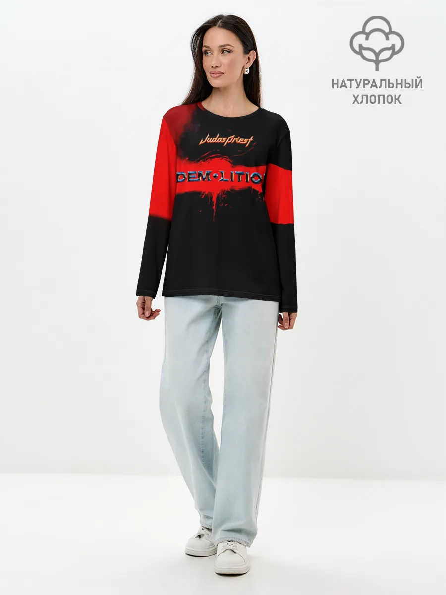 Лонгслив женский. Хлопок / Demolition - Judas Priest