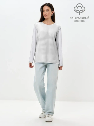 Лонгслив женский. Хлопок / Торсс