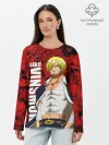 Лонгслив женский. Хлопок / Санджи Винсмок, One Piece
