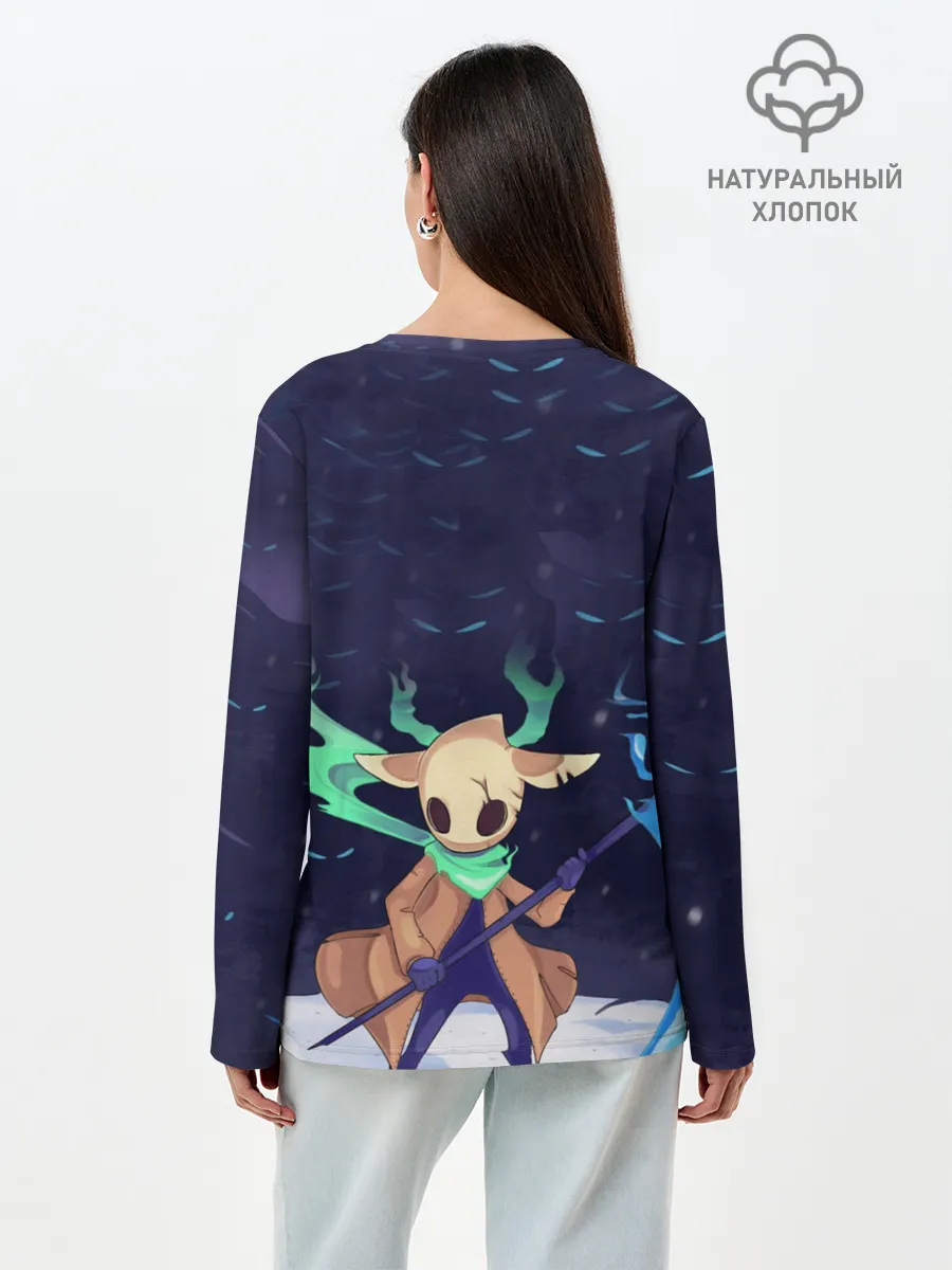 Лонгслив женский. Хлопок / EVERTRIED ГЛАВНЫЙ ГЕРОЙ,