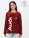 Лонгслив женский. Хлопок / АУДИ - 3D плиты с подсветкой
