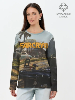 Лонгслив женский. Хлопок / Far Cry 6 game art