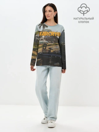 Лонгслив женский. Хлопок / Far Cry 6 game art