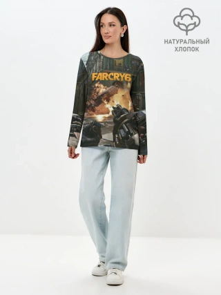 Лонгслив женский. Хлопок / Far Cry 6 gameplay art