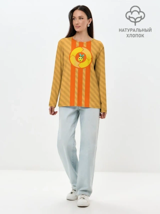 Лонгслив женский. Хлопок / Bee | Пчела