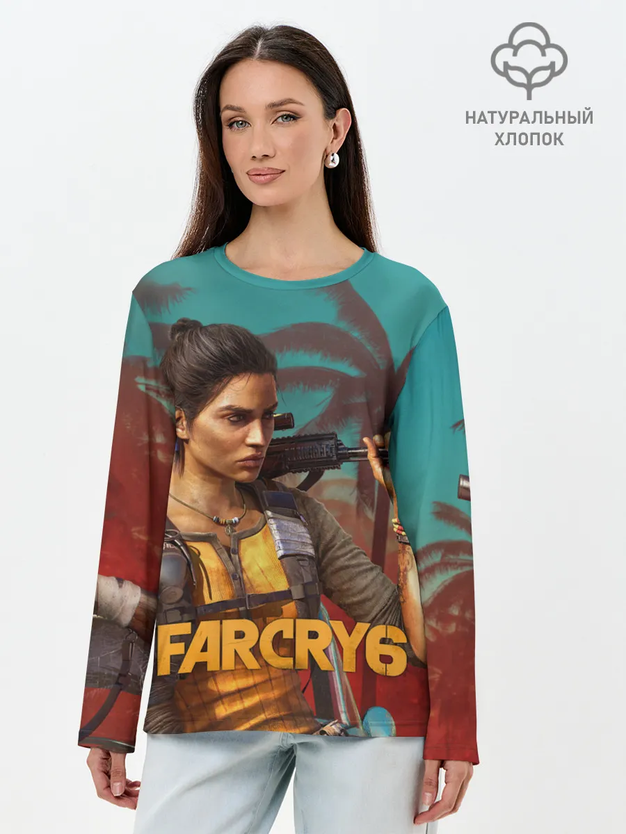Лонгслив женский. Хлопок / Far Cry Dani Rojas