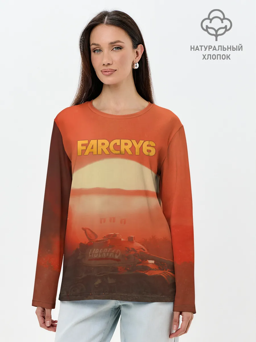 Лонгслив женский. Хлопок / Far Cry 6 - Libertad