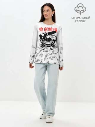 Лонгслив женский. Хлопок / TOKYO GHOUL
