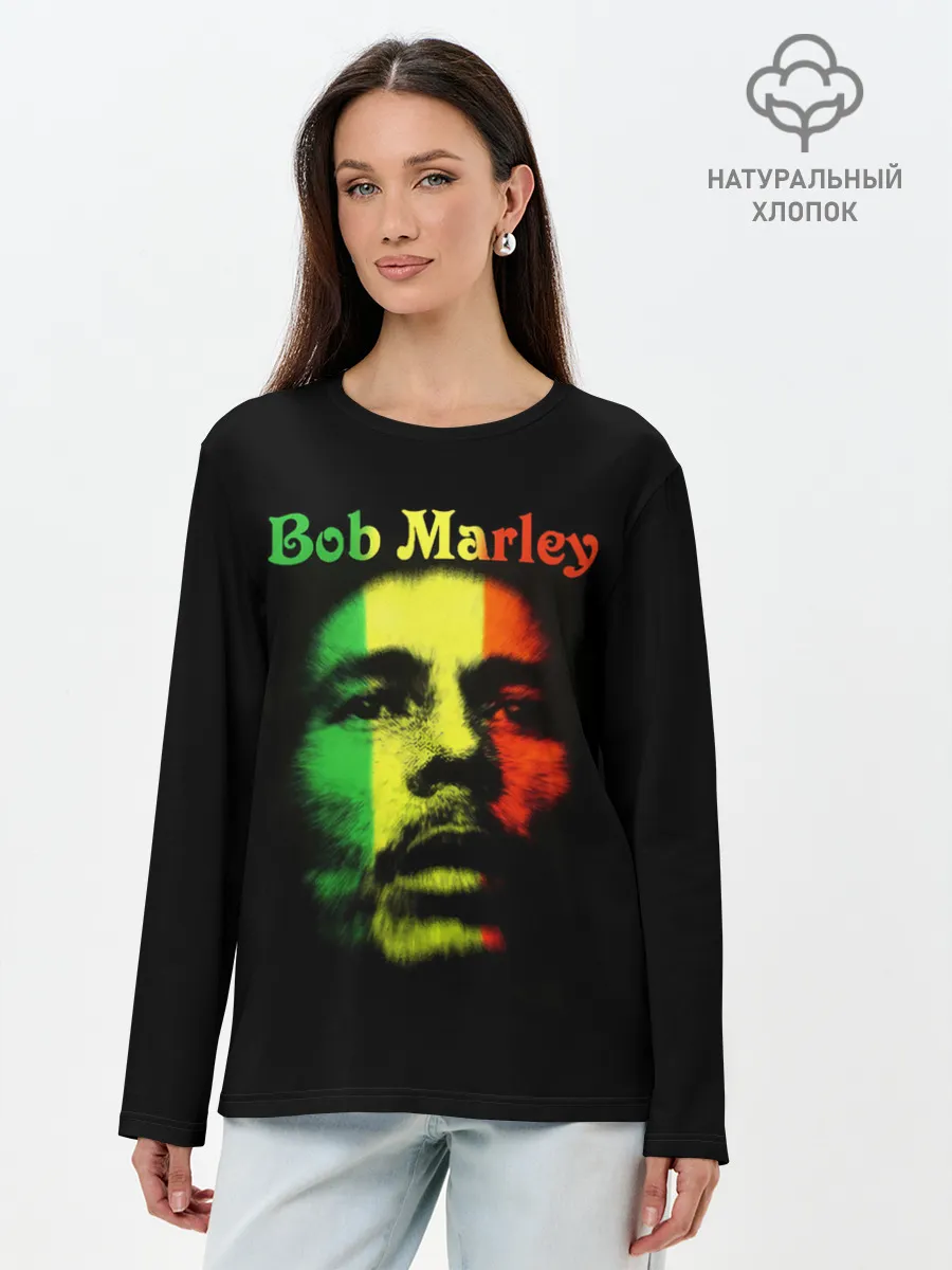 Лонгслив женский. Хлопок / Великий Боб
