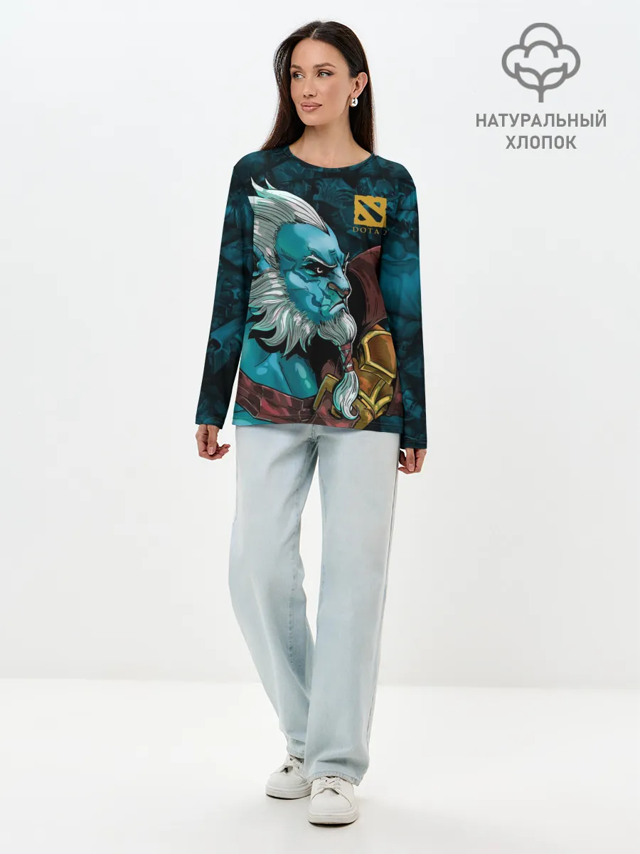 Лонгслив женский. Хлопок / Фантом Лансер, DOTA 2
