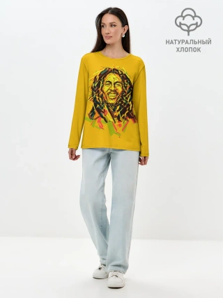 Лонгслив женский. Хлопок / Радостный Боб