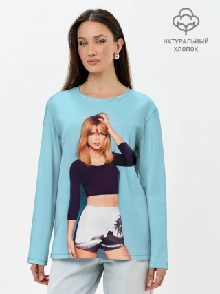 Лонгслив женский. Хлопок / Взгляд Тейлор