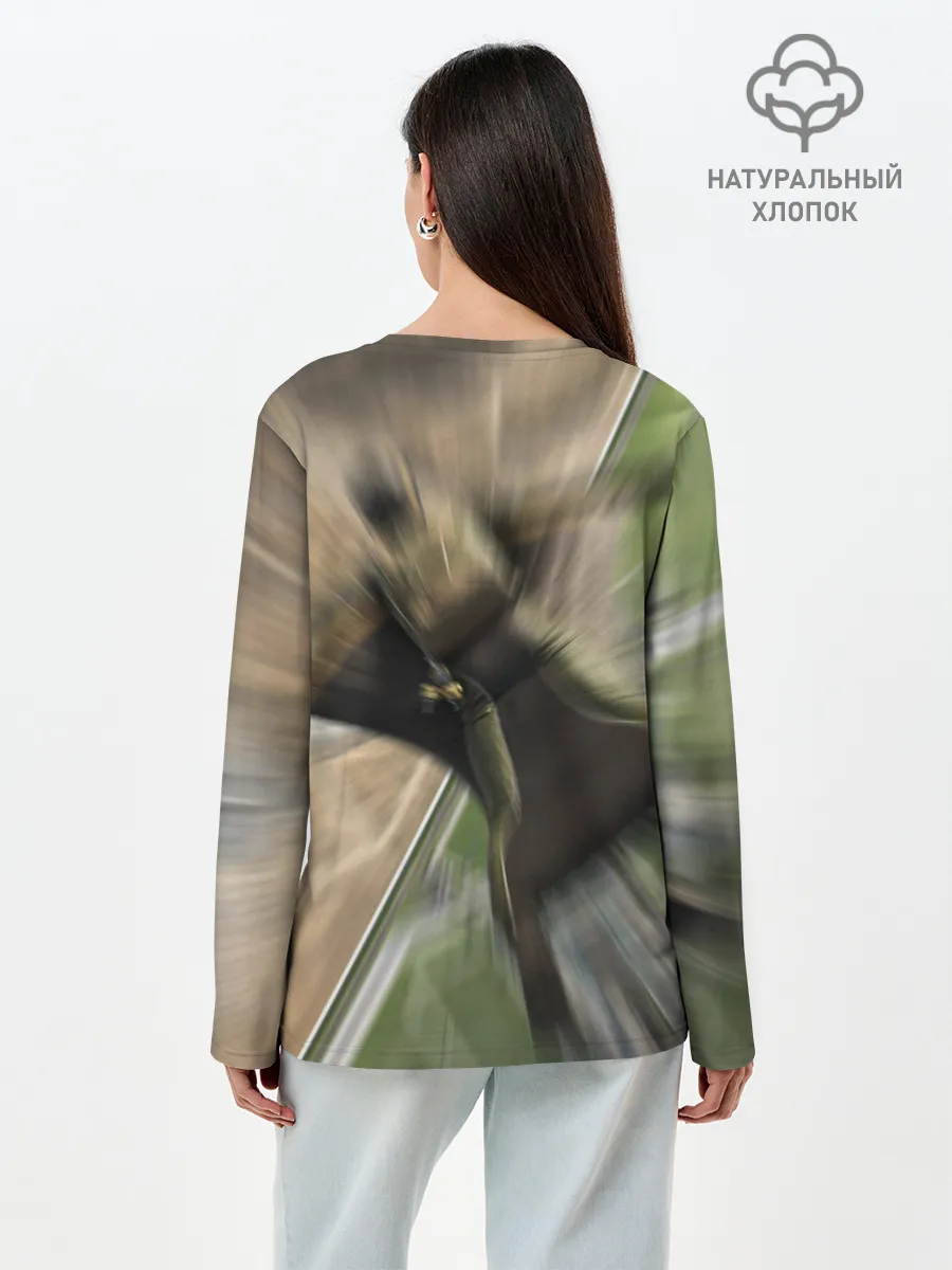 Лонгслив женский. Хлопок / ВЫСАДКА | BATTLEFIELD 2042