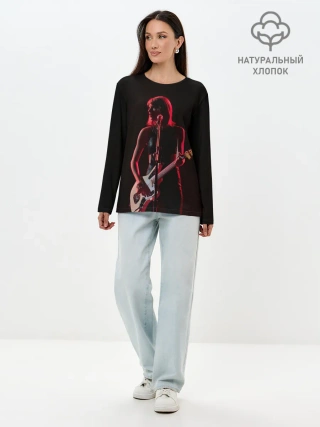 Лонгслив женский. Хлопок / Тейлор на концерте