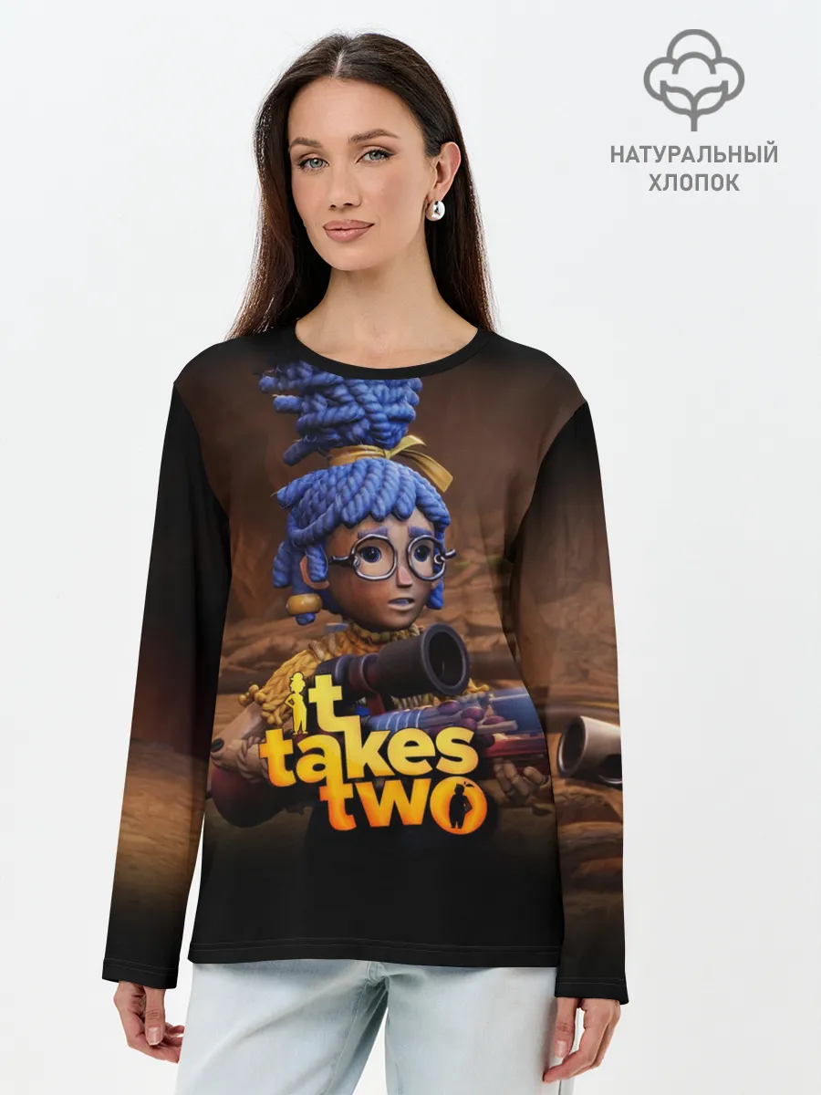 Лонгслив женский. Хлопок / It Takes Two | Мэй