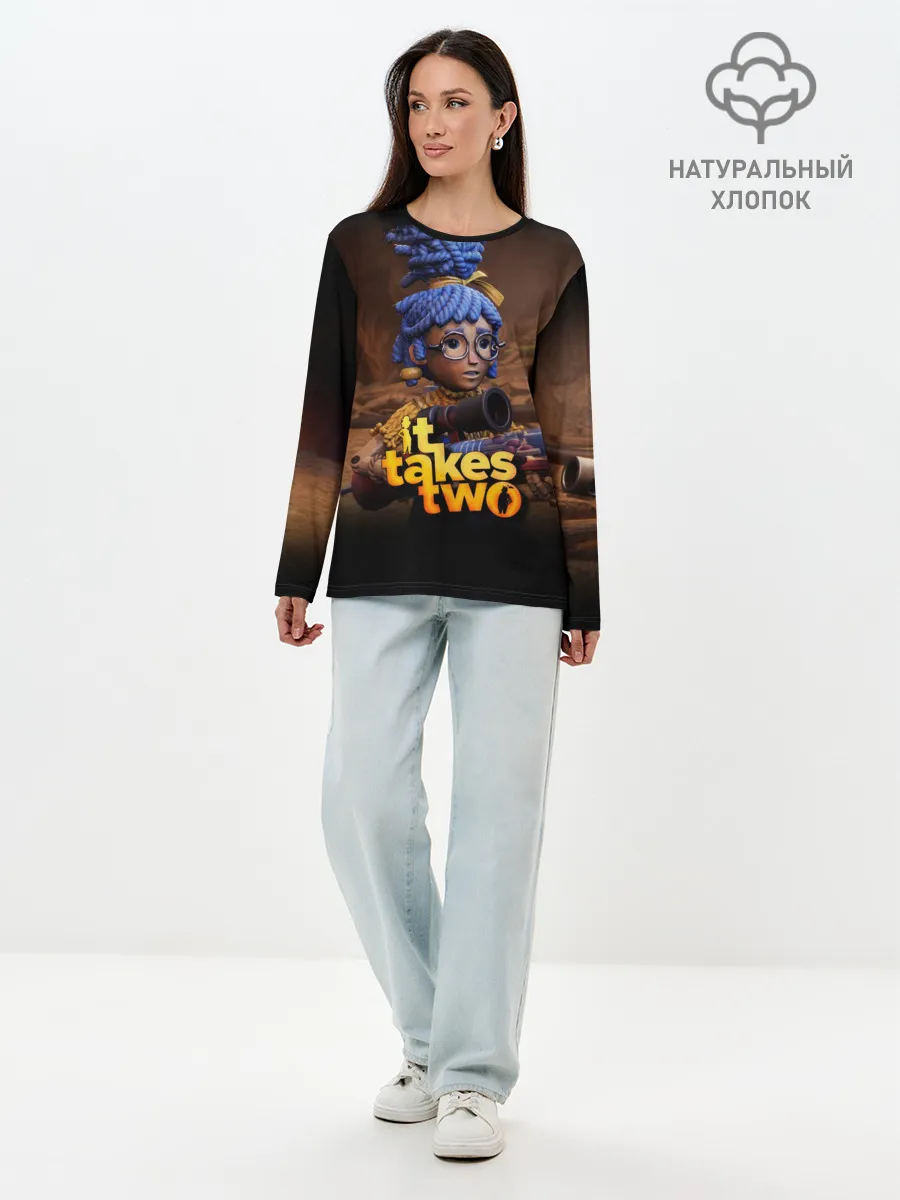 Лонгслив женский. Хлопок / It Takes Two | Мэй
