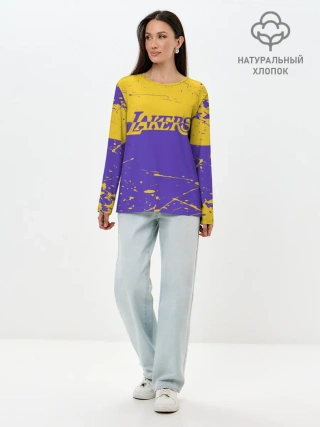 Лонгслив женский. Хлопок / Kobe Bryant - Los Angeles Lakers - NBA