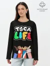 Лонгслив женский. Хлопок / Toca Boca | Тока бока ДРУЖБА