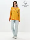 Лонгслив женский. Хлопок / Медовая волна | Honey wave
