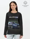 Лонгслив женский. Хлопок / Alpina на дороге