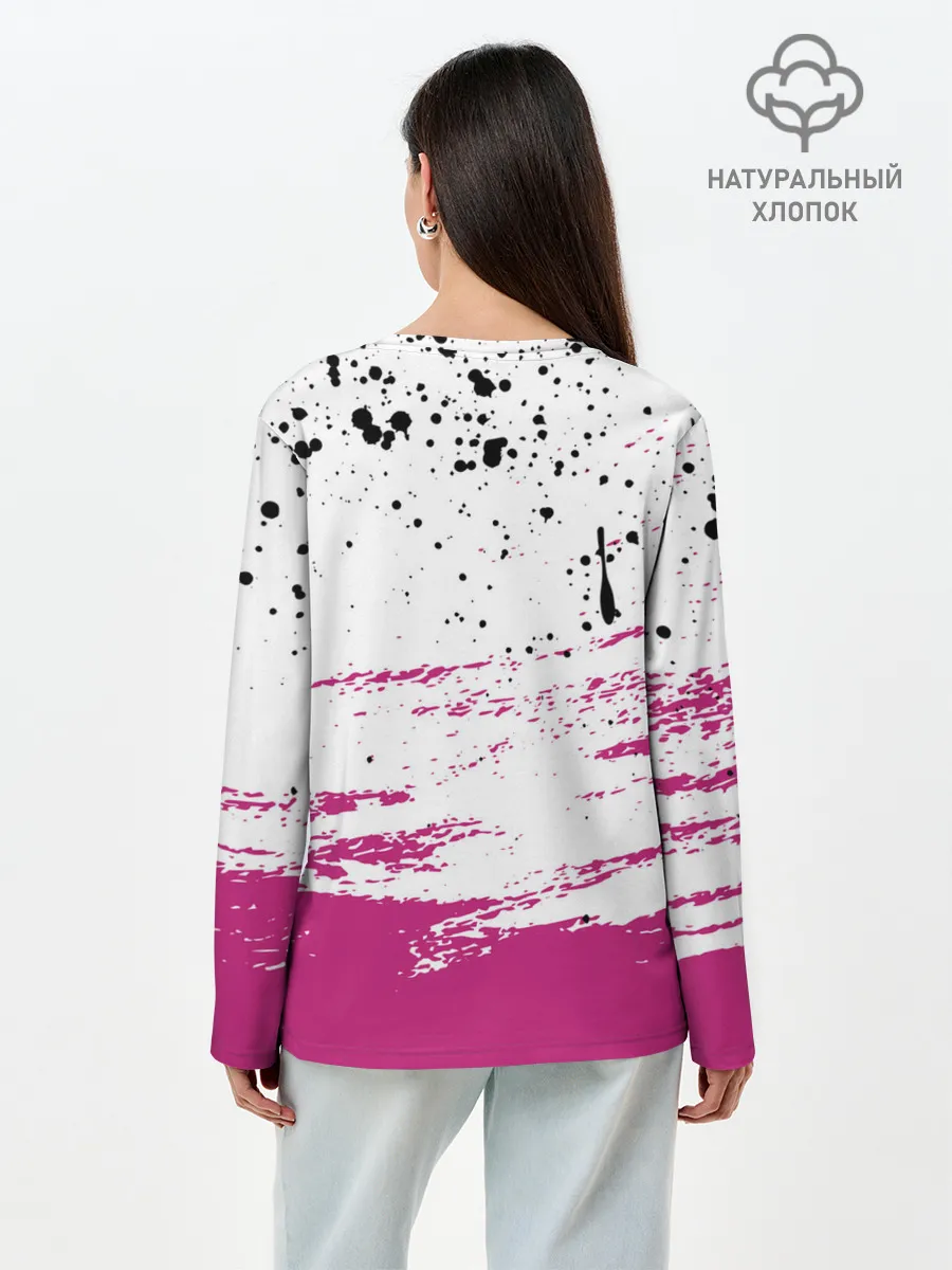 Лонгслив женский. Хлопок / Squid Game - Вы были исключены.