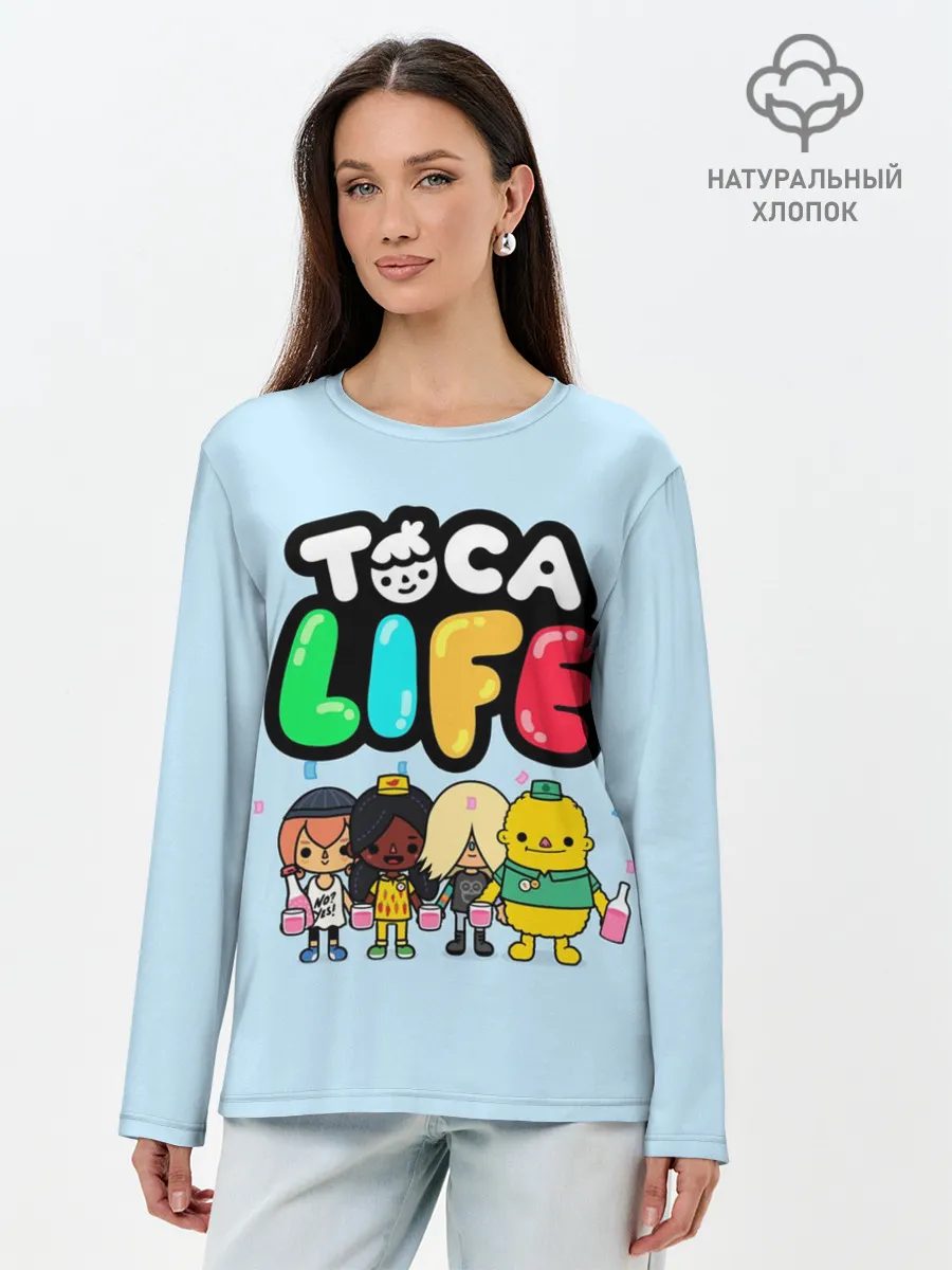 Лонгслив женский. Хлопок / Toca Boca | Тока бока праздник