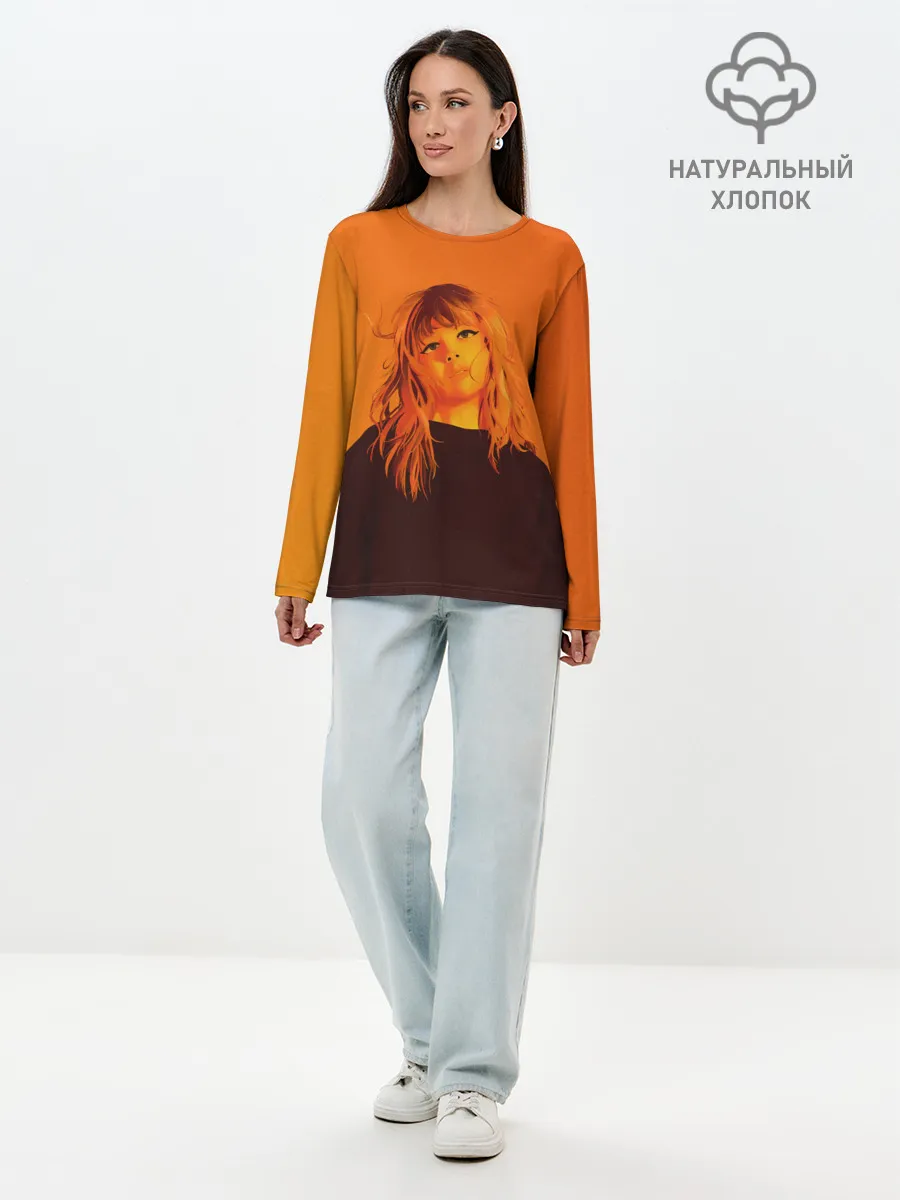 Лонгслив женский. Хлопок / Sweet Taylor Swift