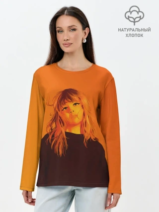 Лонгслив женский. Хлопок / Sweet Taylor Swift