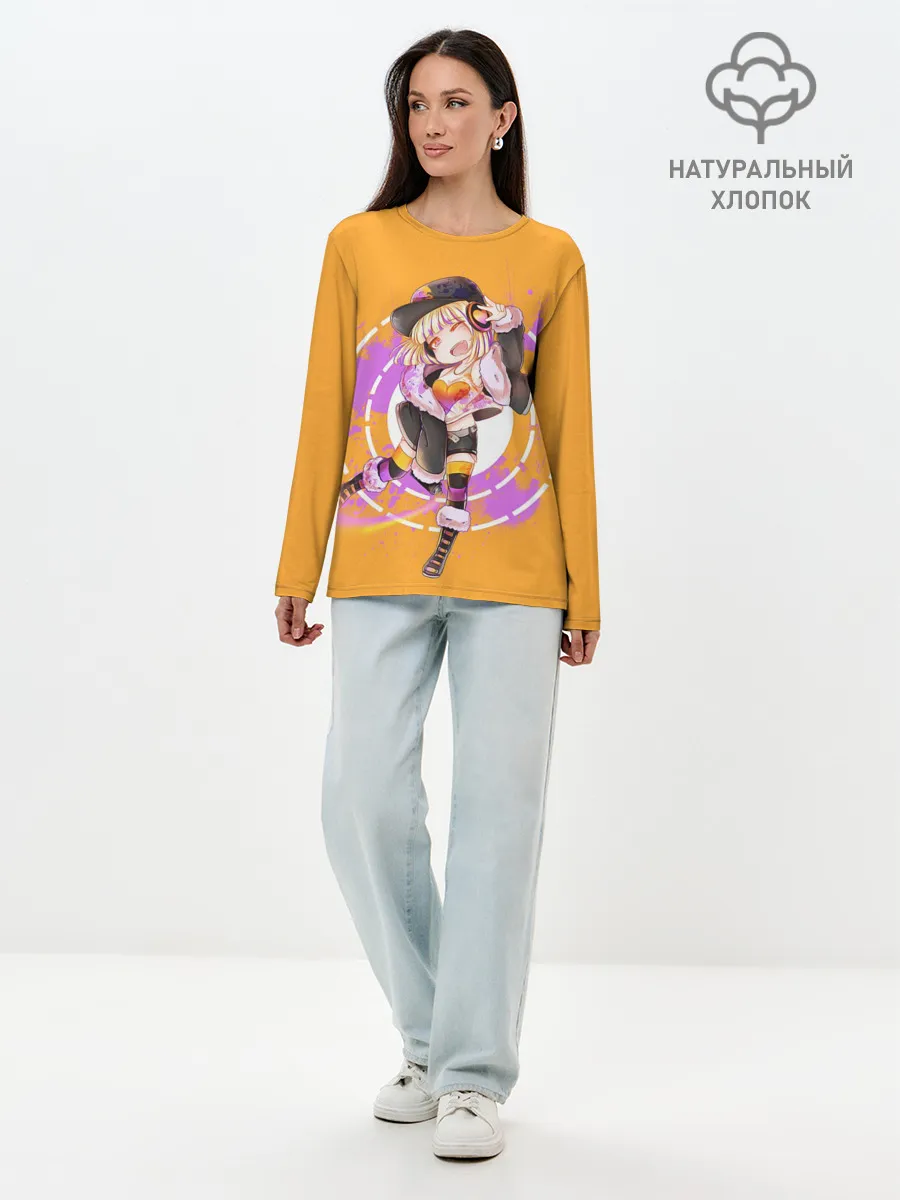 Лонгслив женский. Хлопок / DJ Daisy