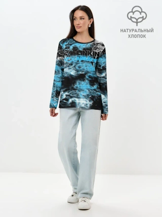 Лонгслив женский. Хлопок / Линкин Парк Рок