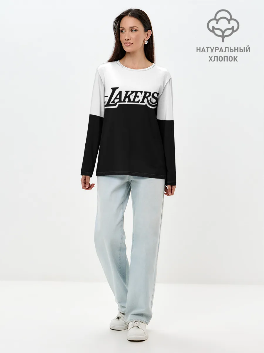 Лонгслив женский. Хлопок / Kobe Bryant - Los Angeles Lakers.